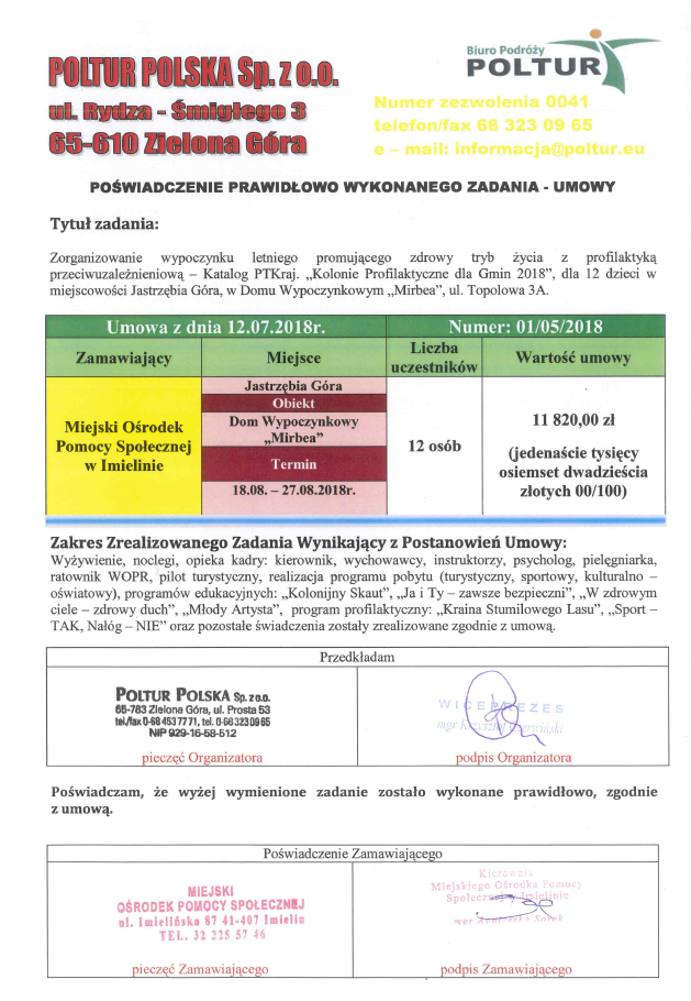 Miejski Orodek Pomocy Spoecznej w Imielinie