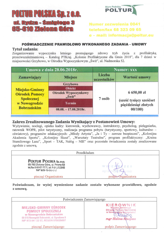 Miejsko-Gminny Orodek Pomocy Spoecznej w Nowogrodzie Bobrzaskim