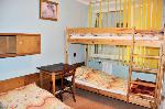 Ośrodek Wypoczynkowy ŚWIT - przykładowy pokój z umywalką 4 os. (łóżko piętrowe)