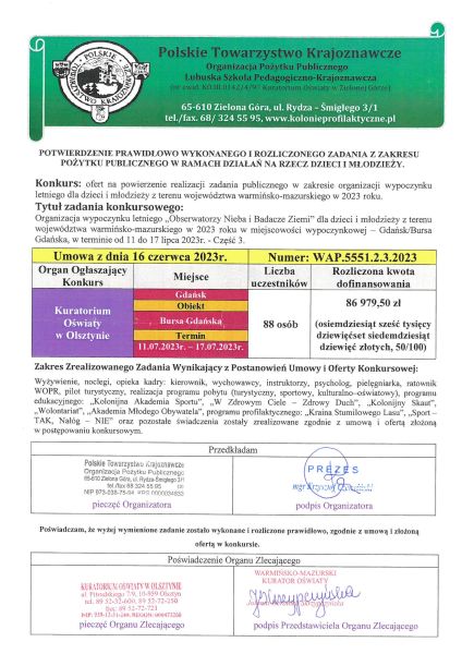 Kuratorium Owiaty w Olsztynie - Gdask - Cz 3