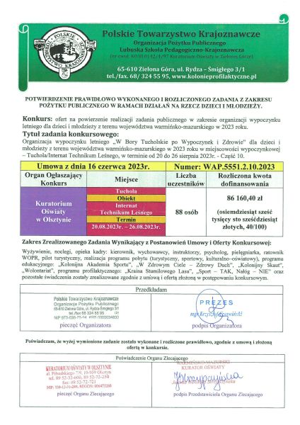 Kuratorium Owiaty w Olsztynie - Tuchola - Cz 10