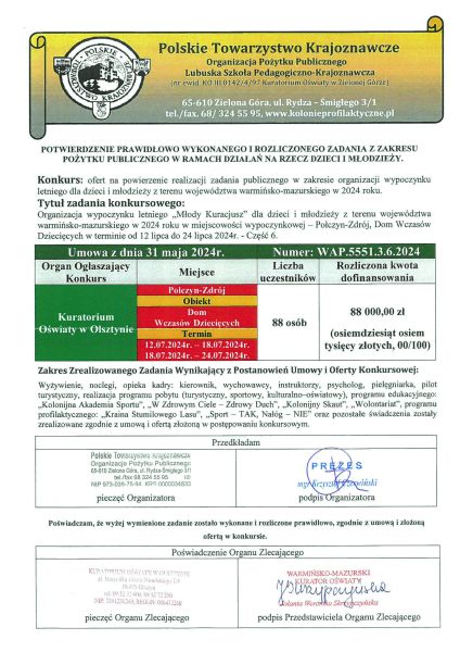 Kuratorium Owiaty w Olsztynie - Poczyn Zdrj - Cz 6