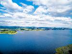 Lubiatów - panorama jeziora Sawskiego z wiey widokowej Joanna
