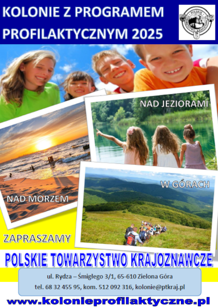2025 - PTKraj. - Kolonie Profilaktyczne
